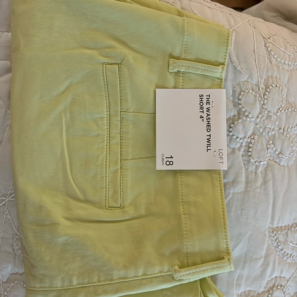 NWT Loft The Washed Twill Monroe